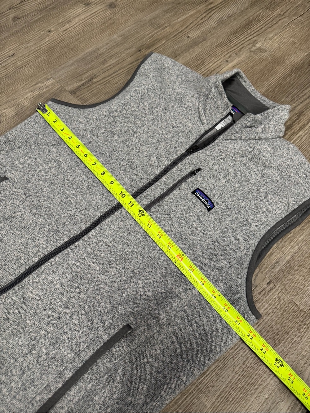 Patagonia Vest Mens Large Gray Better Sweater Fleece Full Zip - Picture 7 of 7